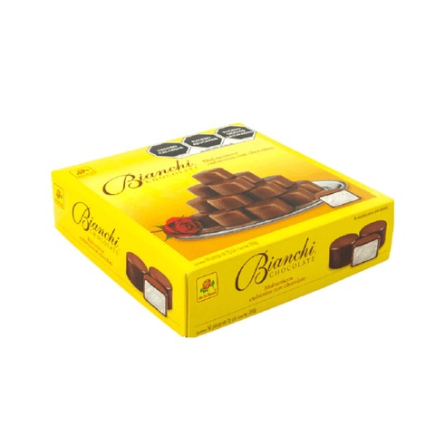 Bombón con chocolate, presentación de De la Rosa