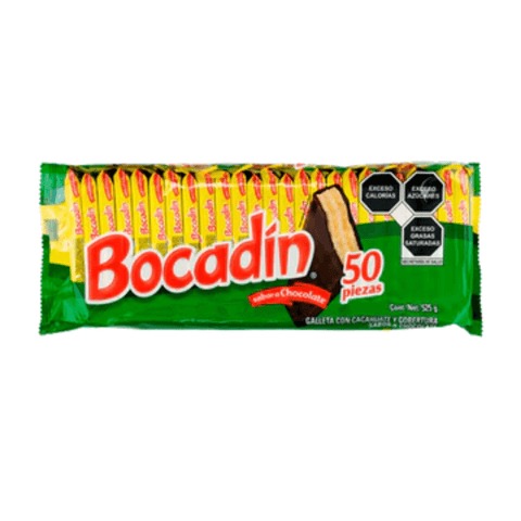 Bocadín, empaque original de Barcel