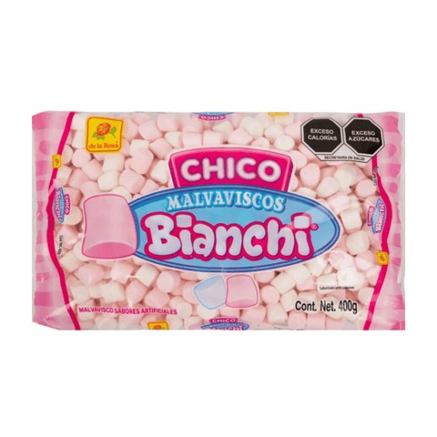 Bombones Bianchi, empaque original de De la Rosa