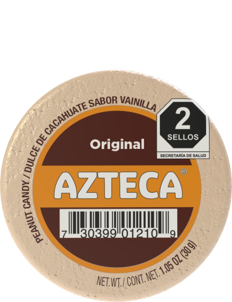 Mazapán Azteca, presentación de Azteca · Bokados