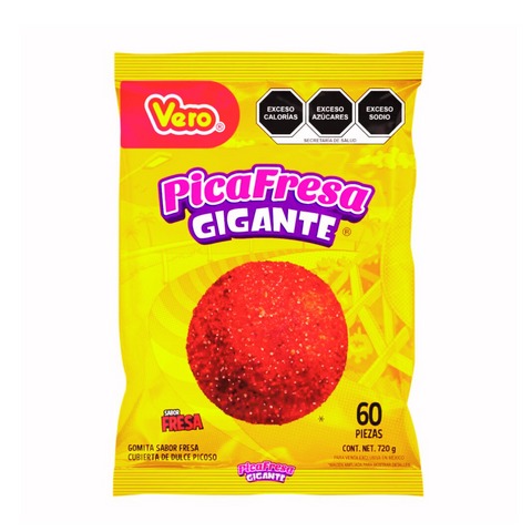Pica Fresa, empaque original de Vero