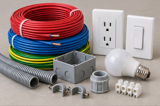 Productos del departamento de material eléctrico