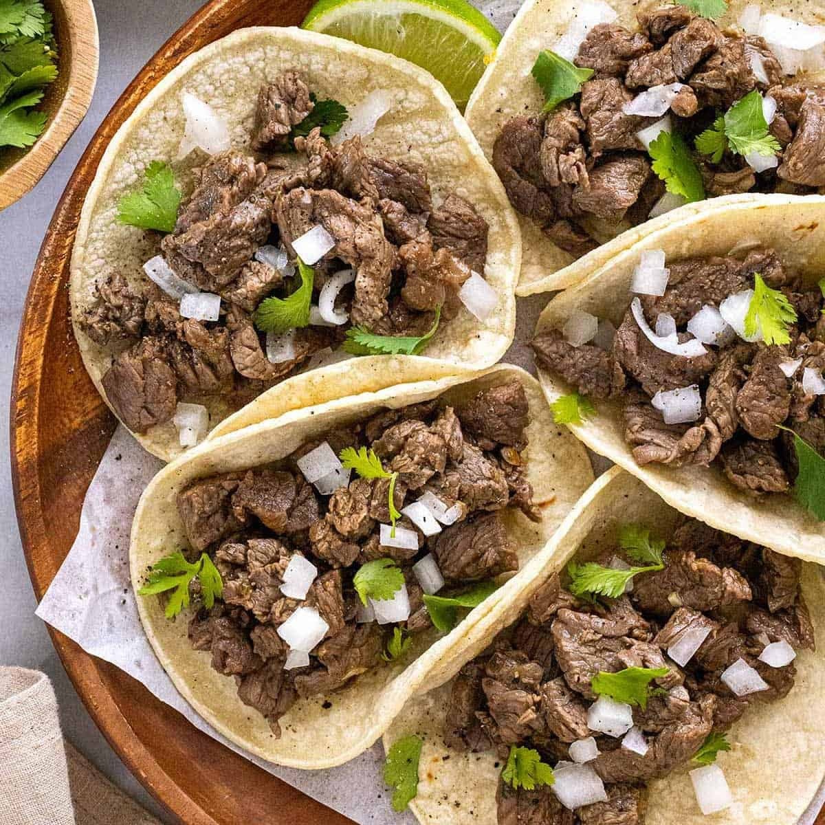 Tacos de bistec